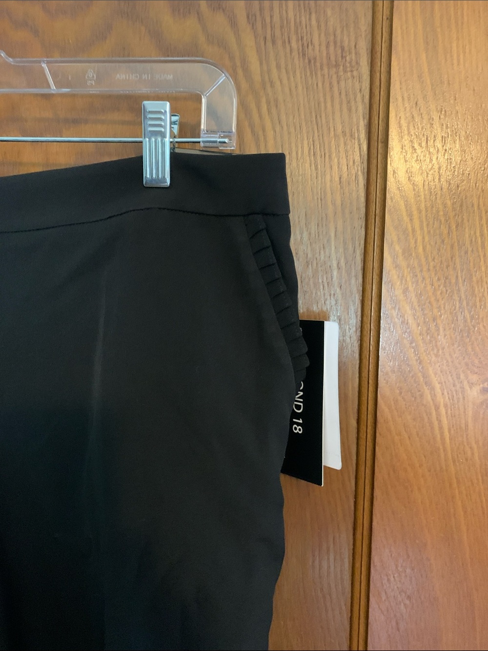 Zac & Rachel Black Ponte Slim Ankle Trousers - Picture 4 of 9